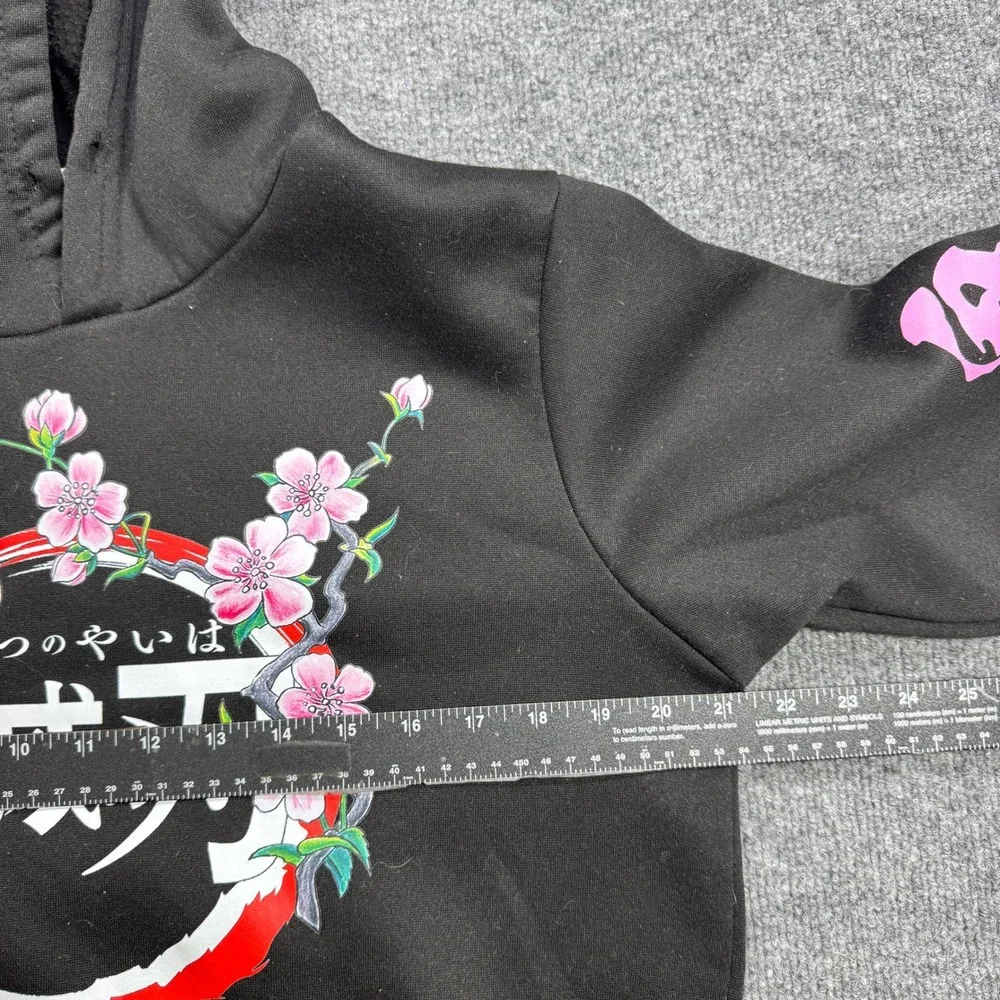 Demon Slayer‎ Mitsuri Kanroji Hoodie Mens S Black Anime Manga Pullover